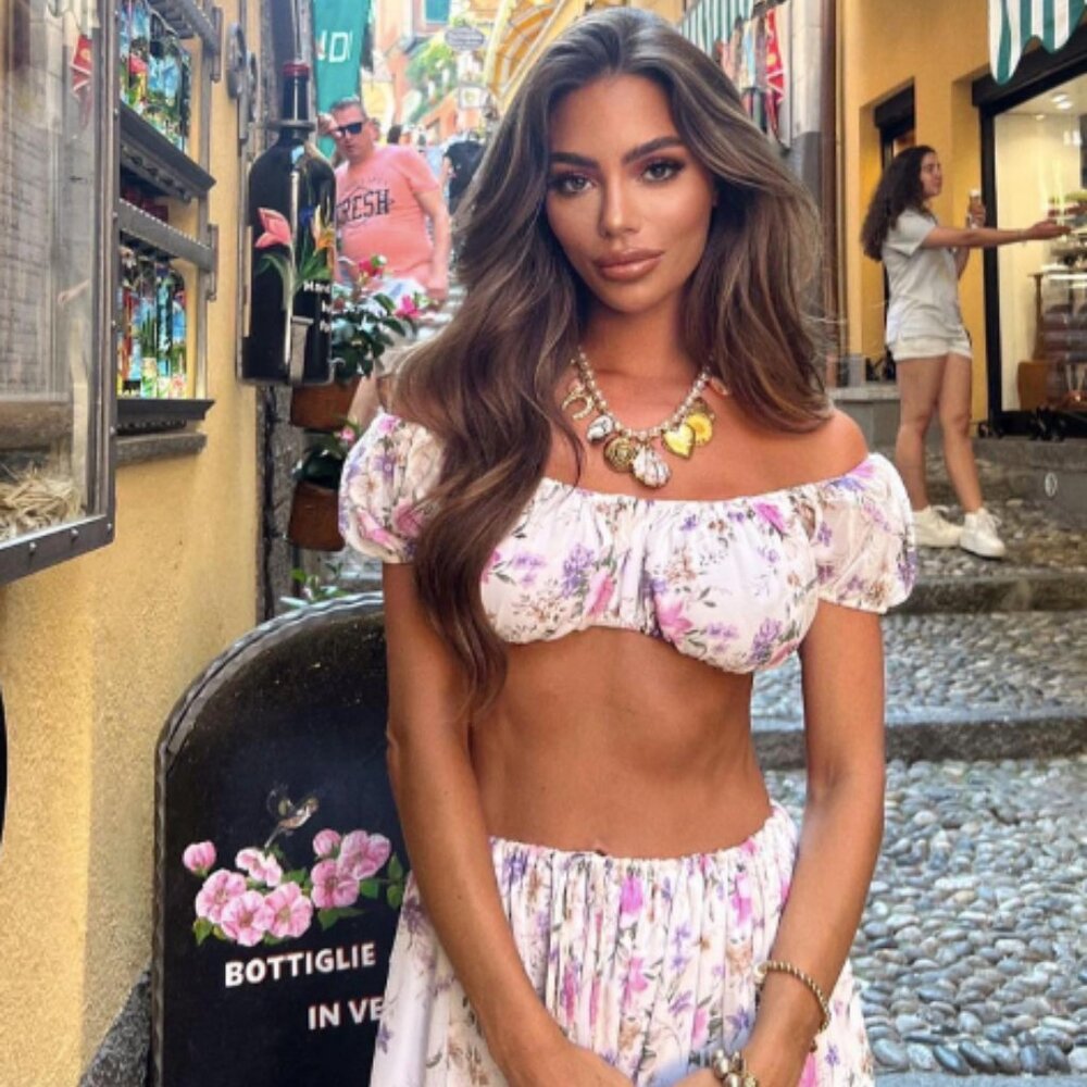 Adeirlina Verbena Floral Top size XS